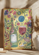 Mermaid Wine Poster