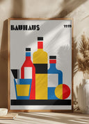 Bauhaus Wine Print Poster