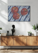 Three Red Apples Poster
