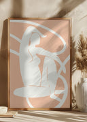 Pictufy Studio Woman Line Peach Fuzz Poster