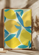 Lemon Shapes Poster