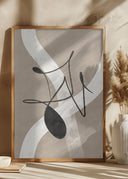 Beige abstract No.2 Poster