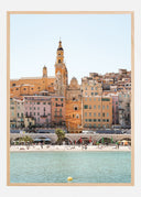 Skyline of Menton Poster