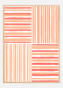 Peach Stripes Poster