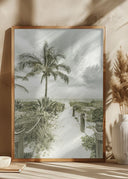 Vintage path to the beach Poster