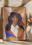 Woman in Thoughts Poster II