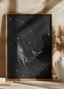 Starry Whale (Black Version) Poster