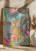 Leopard in the Jungle Poster