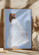 The Woman With the Blue Stripes Poster
