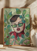 Retro lady 4 Poster