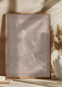 Abstract Irregular Lines Poster