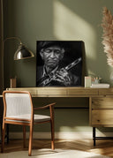 the guitarist Poster