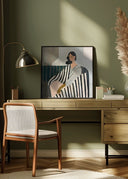 Woman In Recline Poster
