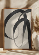 Black Strokes No 24 Poster