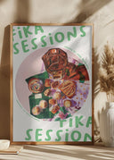 Amber and Green Poster