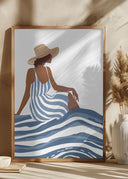 The Girl In the Striped Dress Poster