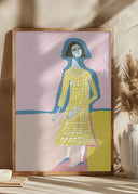 Blue lady Poster