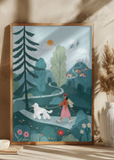 Poodle Walk Poster