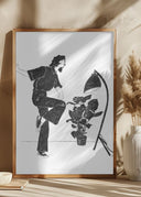 Jlr Dancingathome4 Blackandwhite Copy Poster