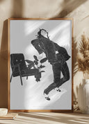 Jlr Dancingathome6 Blackandwhite Copy Poster