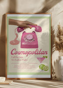 Jlr Cocktails Cosmopolitan Poster