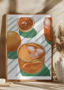 Pandc Cocktailandstripes Copy 2 Poster