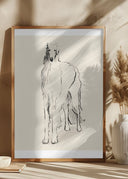 Borzoi Russian Wolfhound Pandc Poster