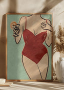 Beach Girl Poster