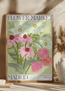 Madrid Flower Market Poster