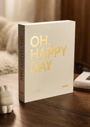 KAILA OH HAPPY DAY Creme - Coffee Table Photo Album (60 Black Pages)