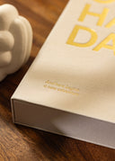 KAILA OH HAPPY DAY Creme - Coffee Table Photo Album (60 Black Pages)