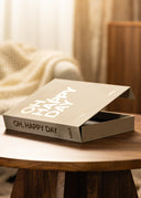 KAILA OH HAPPY DAY Creme - Coffee Table Photo Album (60 Black Pages)