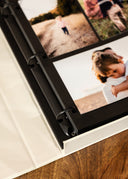 KAILA OH HAPPY DAY Creme - Coffee Table Photo Album (60 Black Pages)