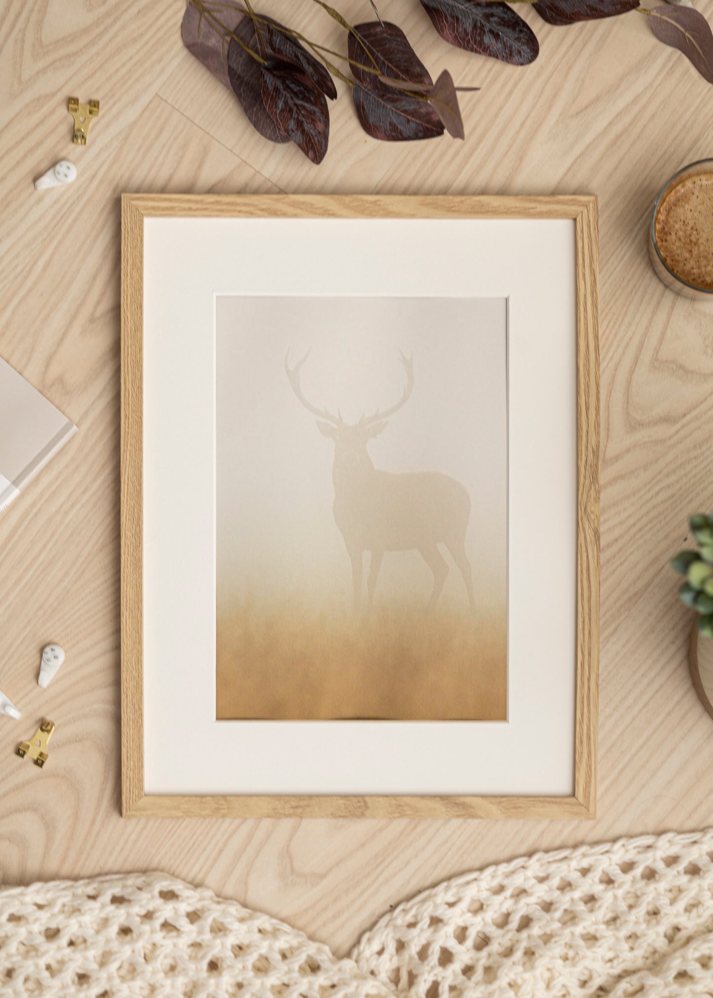 Frame Trendy Oak 8x12 inches