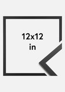 Black Picture Frame 12x12 inches