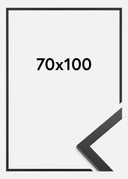 Black Picture Frame 70x100 cm