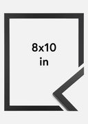 Black Picture Frame 8x10 inches