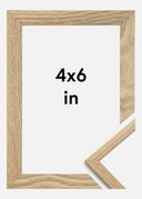 Oak Picture Frame 4x6 inches