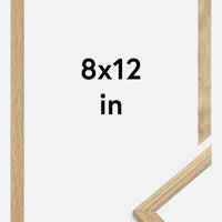 Frame Trendy Oak 8x12 inches