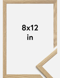 Oak Picture Frame 8x12 inches