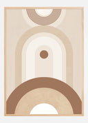Beige Mid Century Poster No.2 Poster