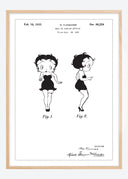 Patent drawing - Betty Boop Poster
