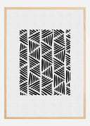 Black and White Abstract I Poster