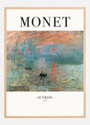 Claude Monet -Sunrise 1872 Poster