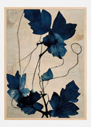 Indigo Flower Poster