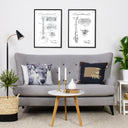 Patent drawing - Electric guitar II Poster