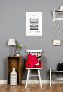 Patent drawing - Typewriter Poster