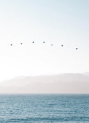 Pastel Blue Sea Poster
