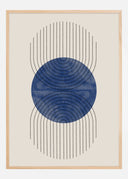 Perfect Point Blue Poster