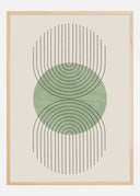 Perfect Point Green Poster